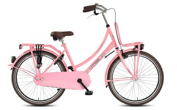 Transportfiets Vogue Transporter Meisjesfiets 24 inch Rose