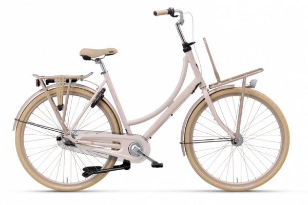 Batavus Diva 3 Dames transportfiets Licht Roze