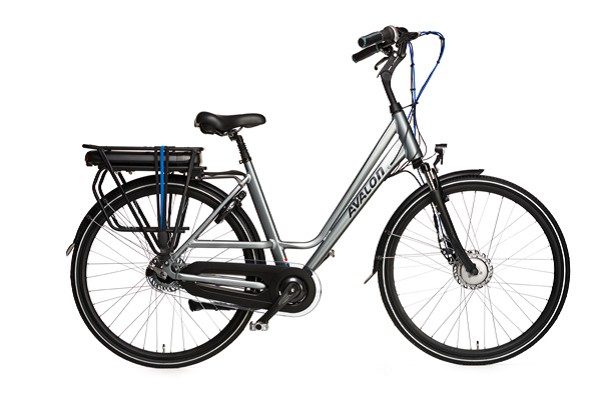 AVALON-Ebike 28 inch Elektrische fiets ZILVER