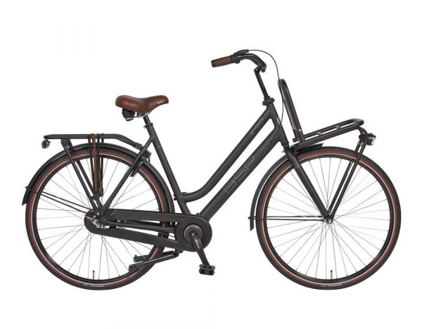 BSP Metropolis dames fiets 28 inch transportfiets -dames-zwart-mat