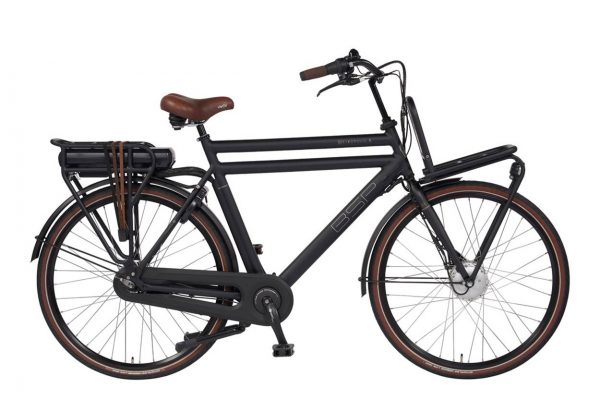 BSP metropolis-elektrische Transportfiets ebike-herenfiets metropolis-ebile-heren-zwart-mat