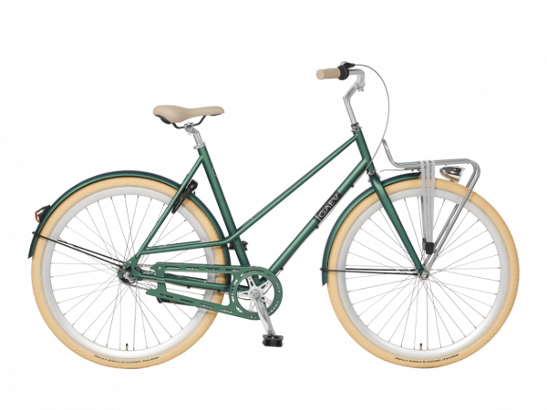 Bsp Gave dames fiets retro honing groen