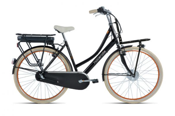 Hollandia Royal E3 Ebike Elektrische fiets dames mat zwart