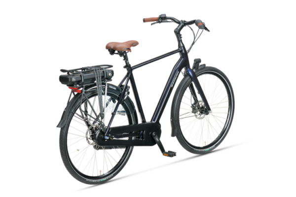 Batavus E-finez zij achteraanzicht herenfiets elektrische 28inch