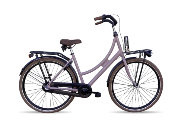 Avalon Cargo Transportfiets scholieren robuust stevige fiets Oud+roze-1920w