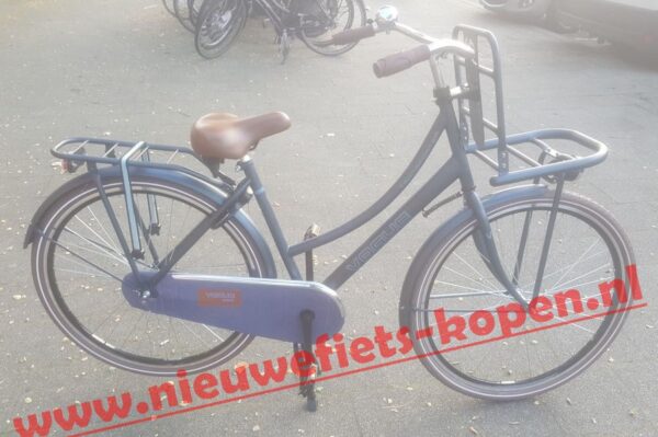 vogue transporter dames transportfiets jeans blauw 2