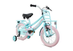 SuperSuper Lola 14 Meisjesfiets Mint Roze