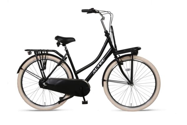 Altec-Love Damesfiets 28 inch-Transportfiets-N3-Zwart-Nieuw