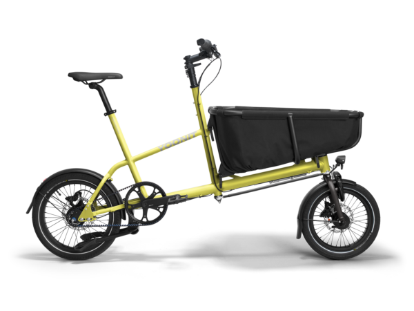 Yoonit Compacte Transportfiets Bakfiets Family – De Perfecte Fiets voor Gezinnen Lime